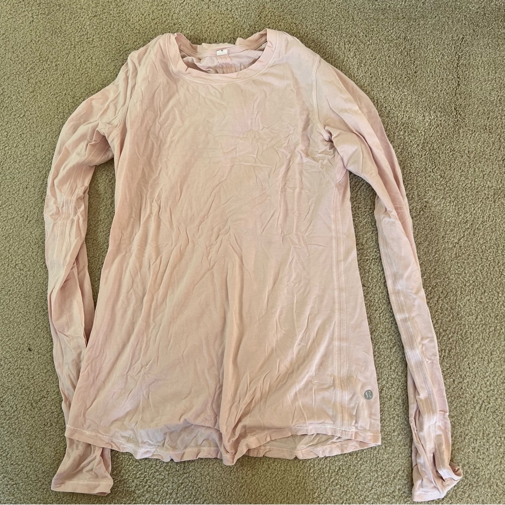 Lululemon long sleeve top, size 8